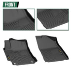 Set of 3 TPE All-Weather Floor Mats for Toyota Camry (2015–2017)