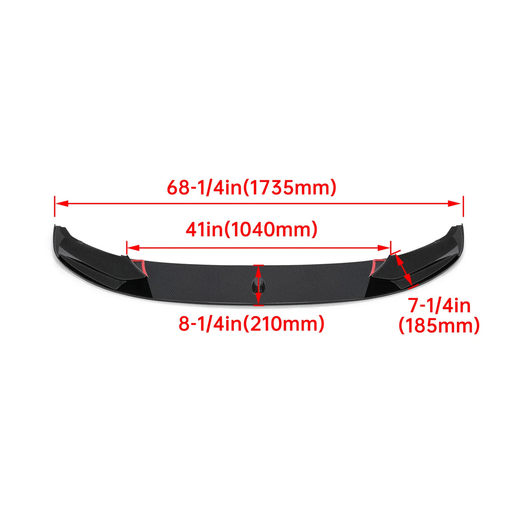 Front Bumper Lip Spoiler for BMW F10 535i 528i 550i M Sport (2011–2016)