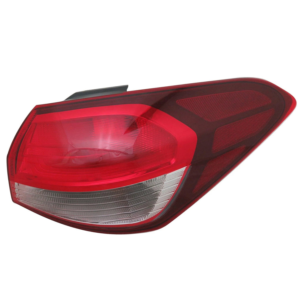 Replacement Passenger Outer Halogen Tail Light Assembly for 2017-2018 Kia Forte