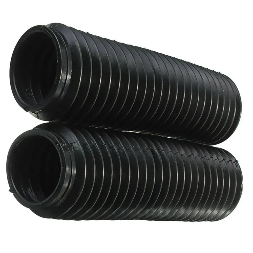 2 x Motorcycle Rubber Fork Gaiters Protector Shock Front Boots for CQR Model