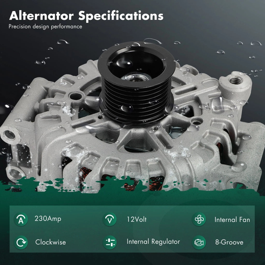 230A Alternator for BMW 740i F01/F02 (2011–2015) A3327 116189