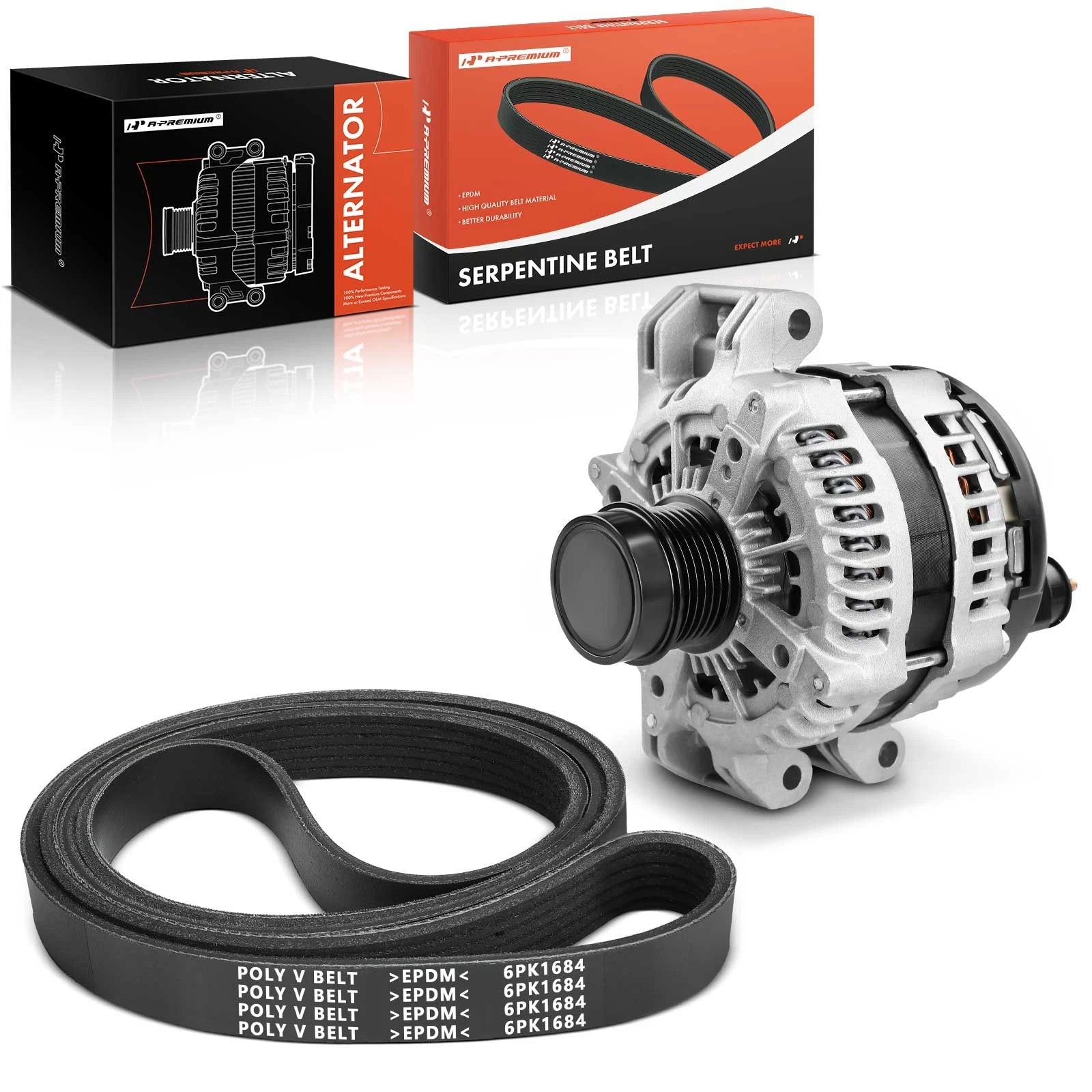 Alternator & Serpentine Belt for Dodge Charger Durango 