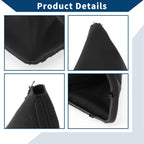 Gear Shift Gaiter Black Leather for BMW E60 E61 (2004-2008)