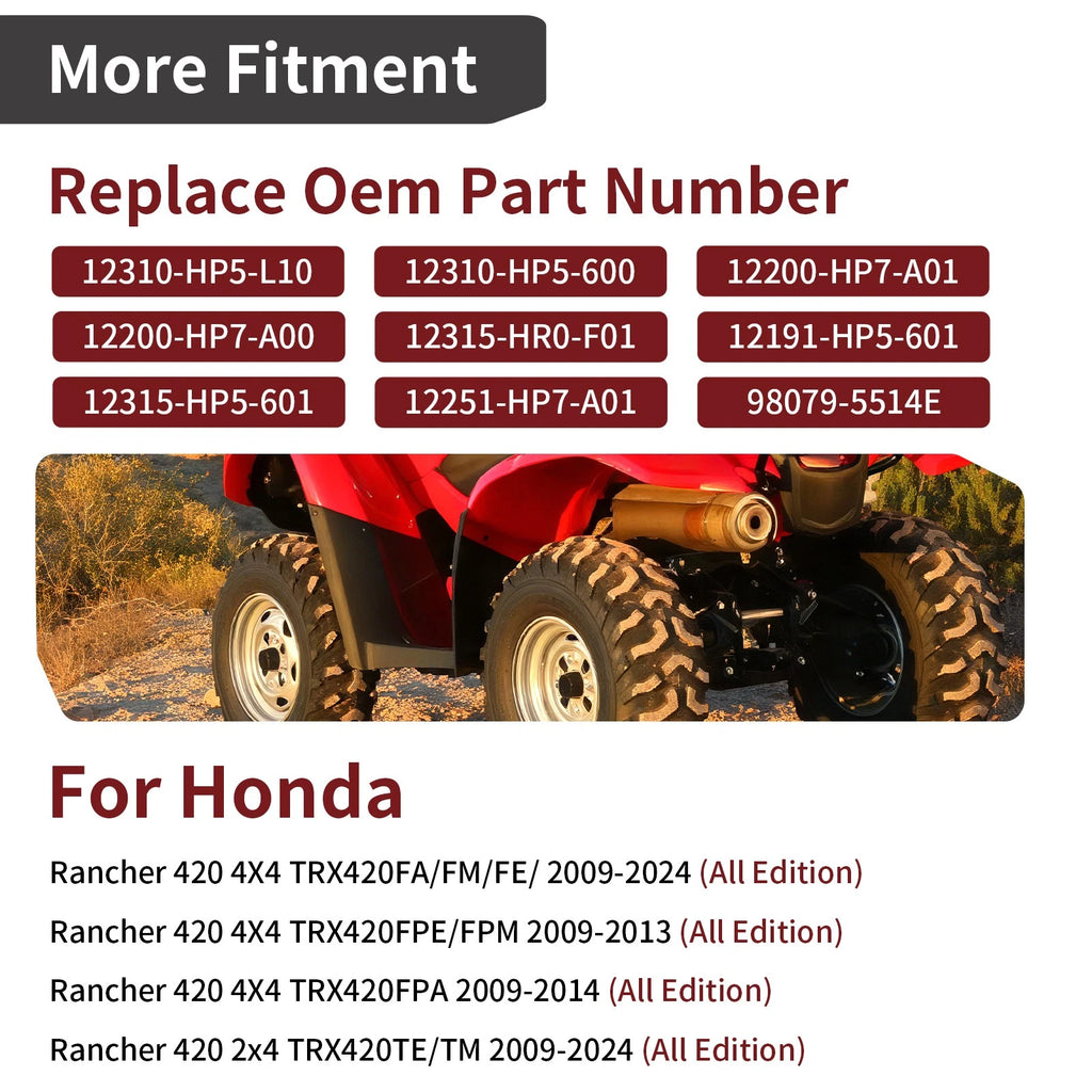 Cylinder Head Assembly for Honda Rancher 420 TRX420TE/TM (2009–2024)