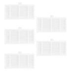 5X Filtration Parts for Midea VCR04W Robot Cleaner