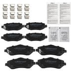 Front Rear Ceramic Brake Pads for Jeep Liberty V6 (2008–2012)