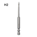 Hex Screwdriver Bit for (3.93", Alloy Steel, Ball End)