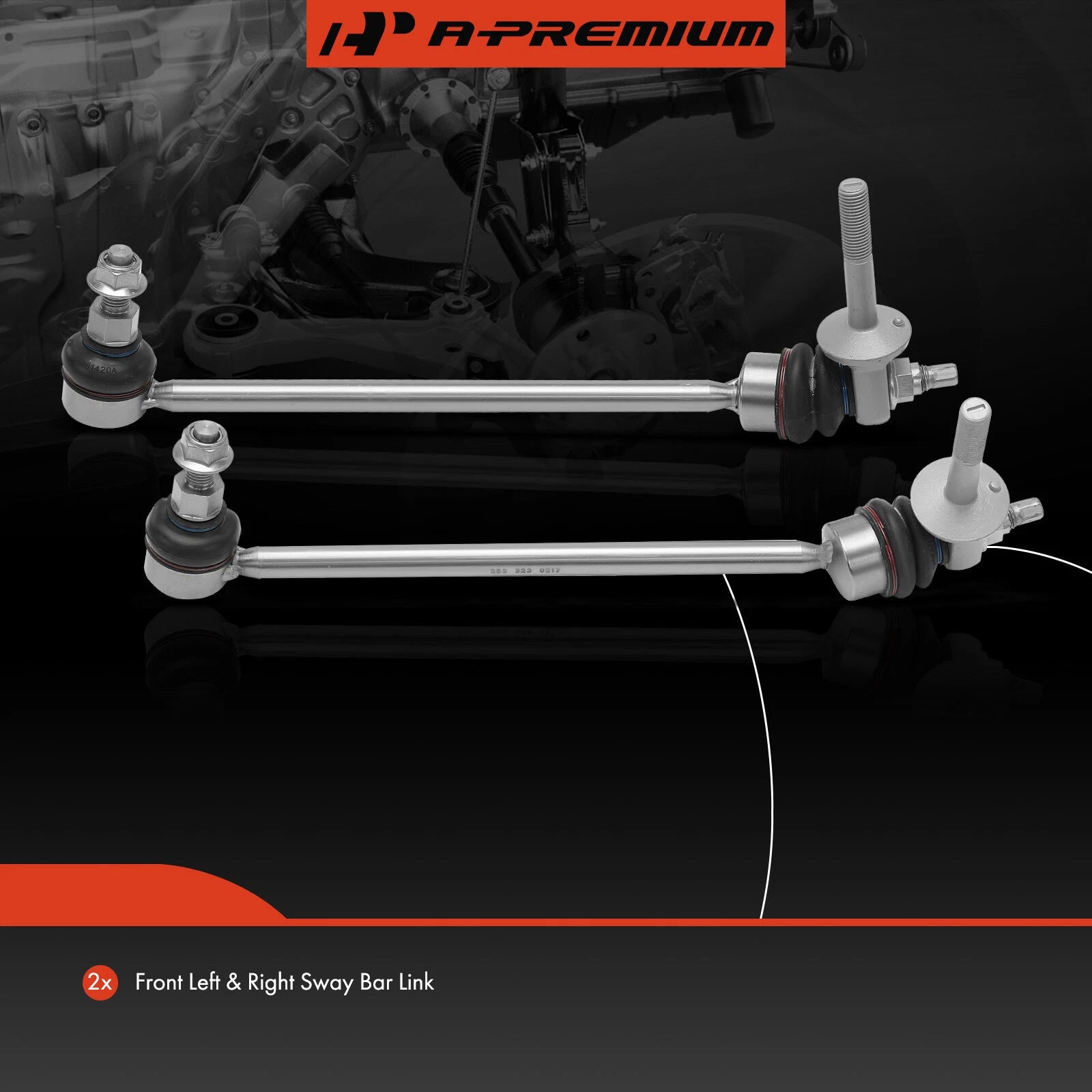2X Front Sway Bar Link for Mercedes-Benz GLC300 GLC43 AMG (2016–2021)