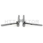 Adjustable 10" Chrome Clip Splitter Handlebars for Harley Dyna FXR Sportster