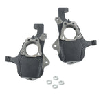 Set of 2 Front 2" Drop Lowering Spindles for Chevrolet Silverado 1500 (2019–2022)