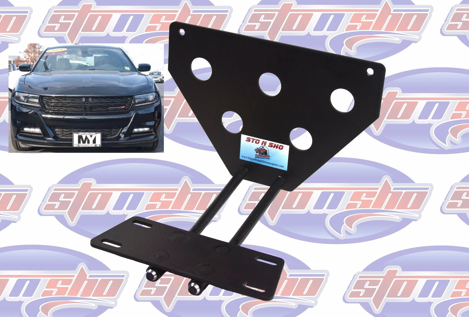 Front License Plate Bracket Replacement for 2015-2020 Dodge Charger SXT R/T