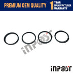 Set of 4 STD Pistons & Rings for Kubota V1902 Engine