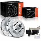 Front Drilled Brake Rotors & Ceramic Pads for Chevy Express 2500 (2003–2023)