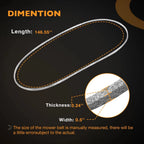 Deck Drive Belt for Swisher ZT20050 ZT2452A (2016-2021)