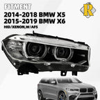 HID Headlight with AFS for BMW X5 F15, X6 F16 (2014–2019) Right Passenger