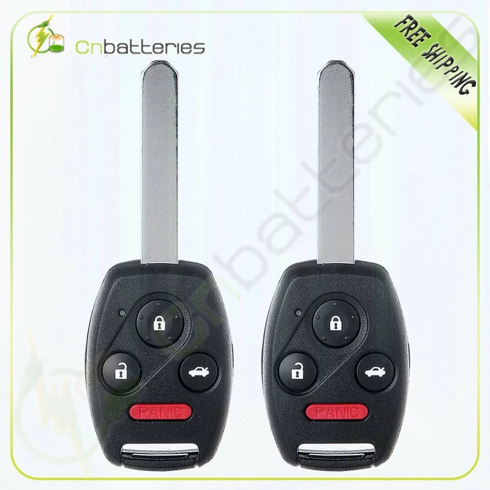 2 Keyless Entry Remotes for Honda Accord (2003–2007) 315 MHz