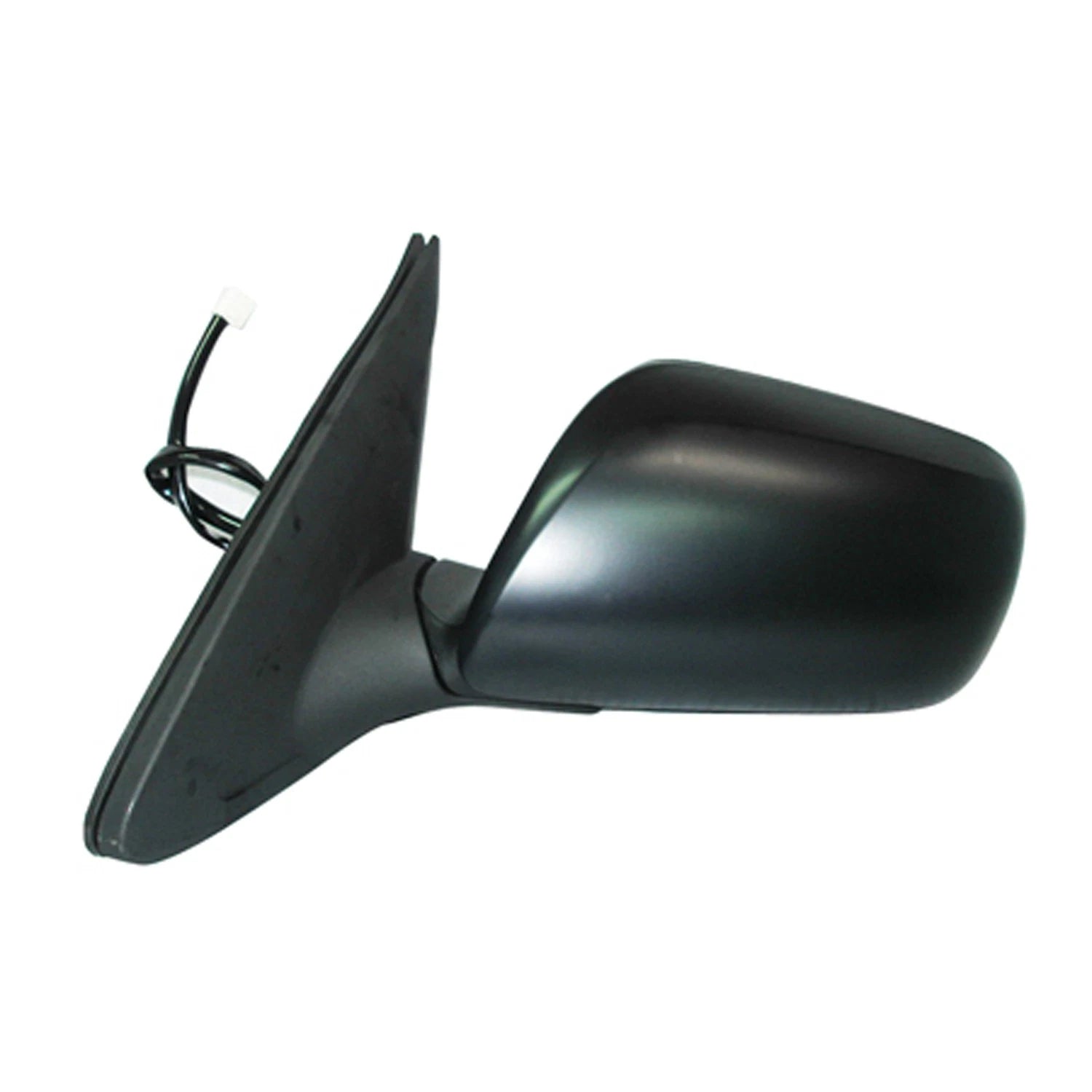 Replacement Ready to Paint Driver Side Power Door Mirror w/Heated Glass