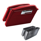 Red Hard Saddlebag for Harley Touring Road King Street Glide (1994–2013)