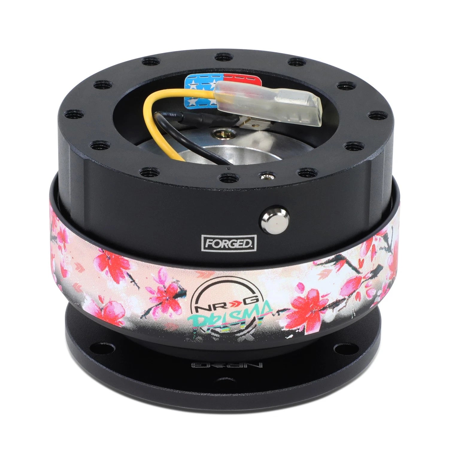 NRG Innovations Quick Release Adapter for Universal Steering Wheel (Gen 2.0) SRK-200BK-SAKURA