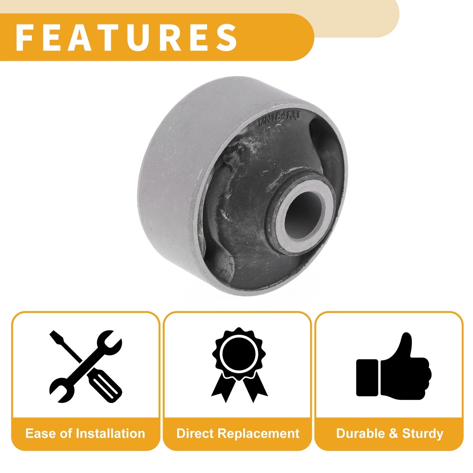 Rear Lower Track Control Arm Bushing No.MN184133 for Citroen C4 (2012–2023)