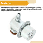 Fuel Pressure Regulator for Kia Sephia Spectra 1.5L 1.6L (1998) No. 3530125000