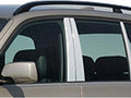 4pc. Luxury FX Stainless Steel Pillar Post Trim for 2004-2010 BMW X3 4DR