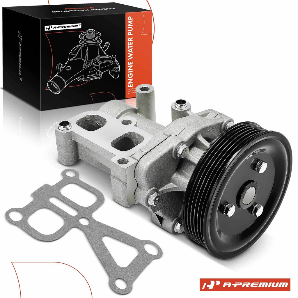 Engine Water Pump with Gasket for Hyundai Sonata, Kia Optima (2011–2014)