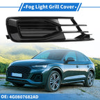 1pc Fog Light Grill for Audi A6 C7 (2014–2018) No. 4G0807682AD Black