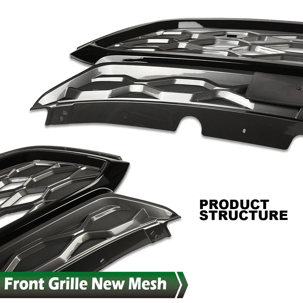 Front Bumper Upper Grille for Chevrolet Equinox (2018–2021) Black