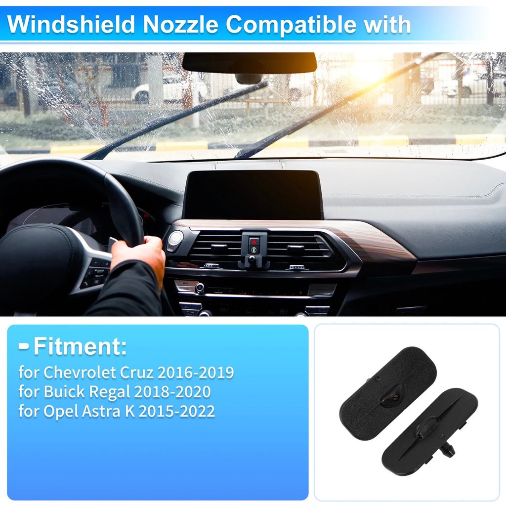 Windshield Washer Nozzle for Chevrolet Cruze (2016–2019) Replace No. 13390451