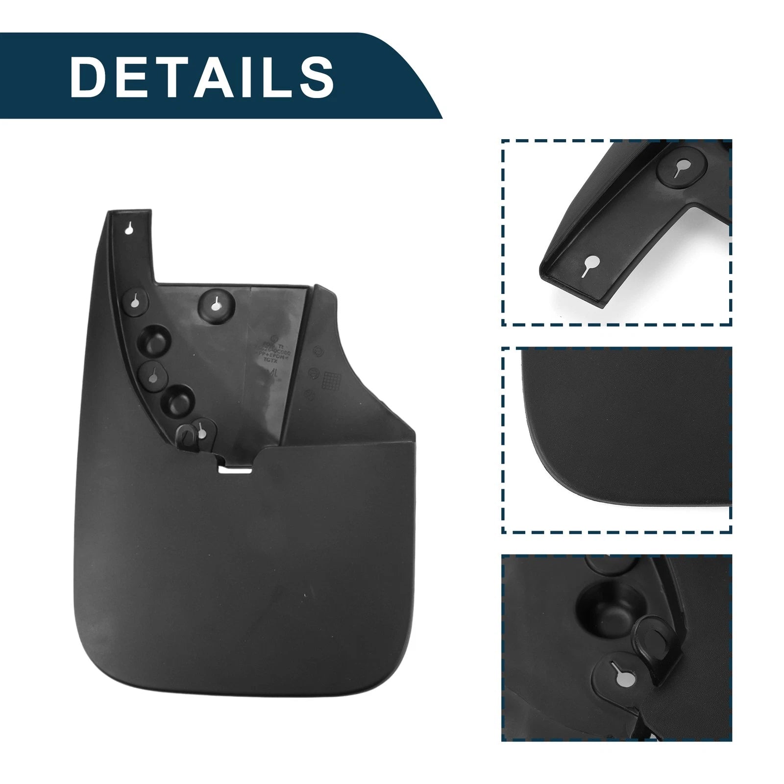 Set of 2 Mud Flaps Splash Guards for Toyota Tundra (2010–2021)