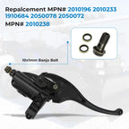 Front Brake Master Cylinder for Polaris ATP 330 500 (2004–2005) Diesel 455 (1999–2001)