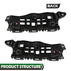 Set of 2 Front Bumper Bracket Supports for Lexus ES350 ES300h (2013–2018)