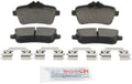 Set of 4 Bosch QuietCast Rear Ceramic Brake Pads for MB C117 X156 W166 R172