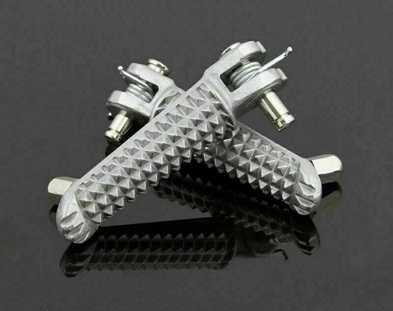 Front Bracket Footrest Footpeg Set for Yamaha R1 R6 R6S (1998–2012)