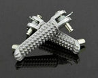 Front Bracket Footrest Footpeg Set for Yamaha R1 R6 R6S (1998–2012)