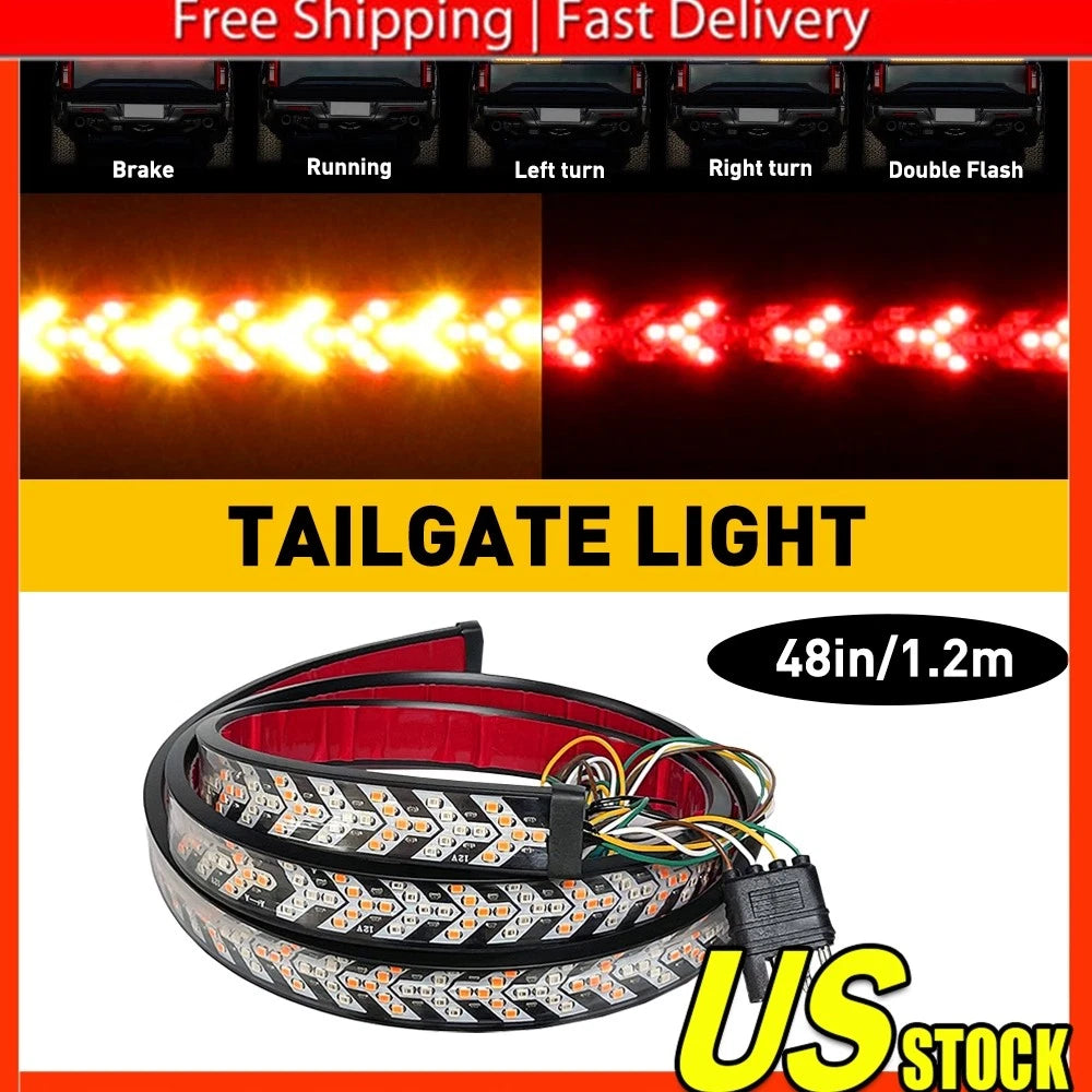 48" LED Tailgate Light Bar for Truck (Fits Most Models)