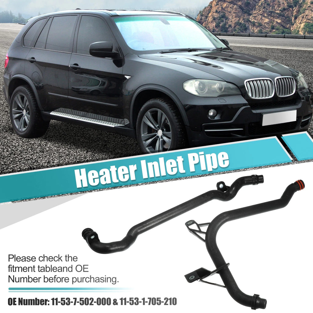 Water Engine Heater Inlet Coolant Pipe for BMW E46 E39 (1998–2006) 11531705210 11537502000