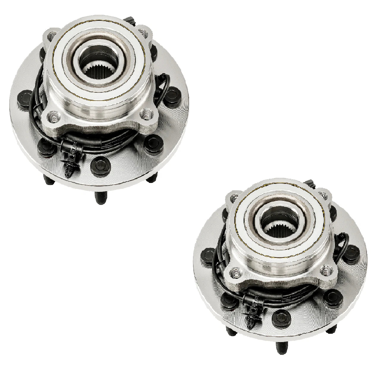 2PC Front Wheel Bearing Hub for 2006-2008 Dodge Ram 1500/2500/3500 (Pair)