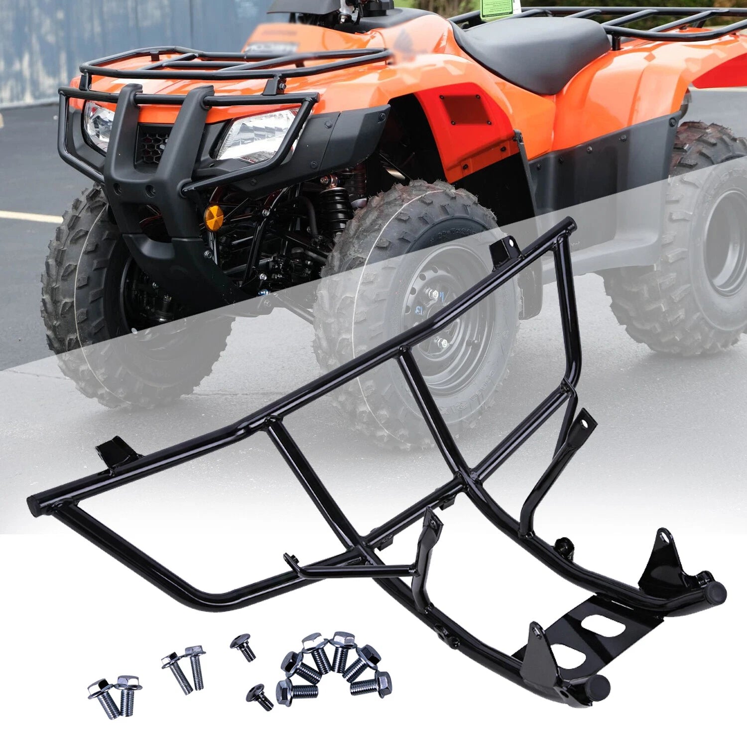 Front Bumper Grill Guard for Honda Recon 250 TRX250TE TRX250TE 2005-Up