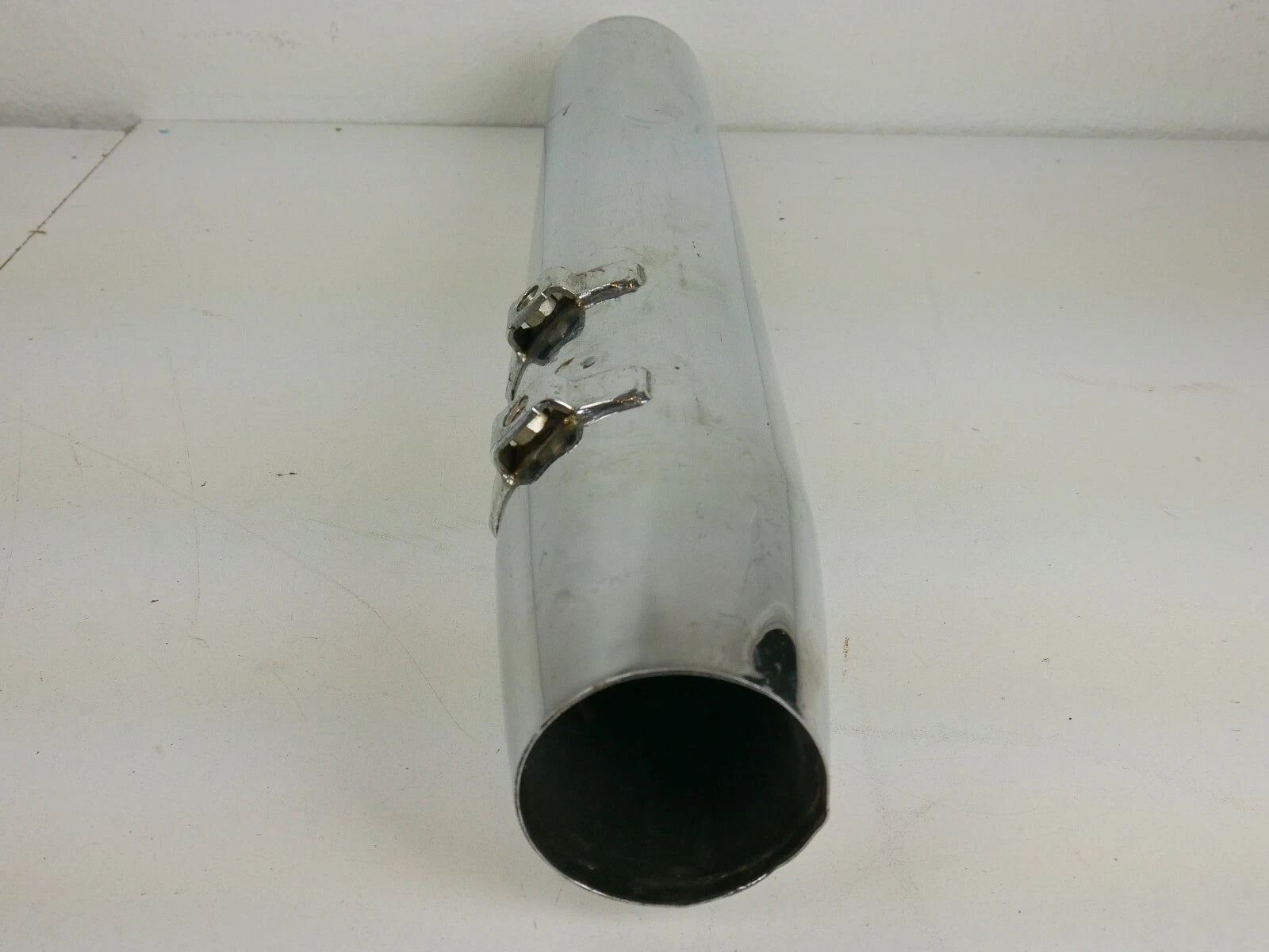 4" Slip On Muffler Exhaust Chrome for Harley Touring (1995–2016)