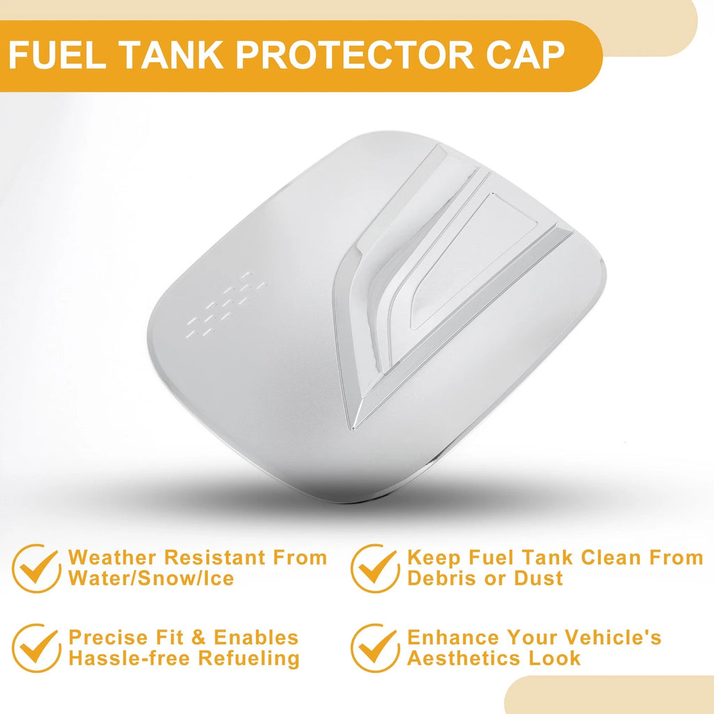 Fuel Tank Door Cap for Lexus NX (2022–2025) Chrome Silver Tone