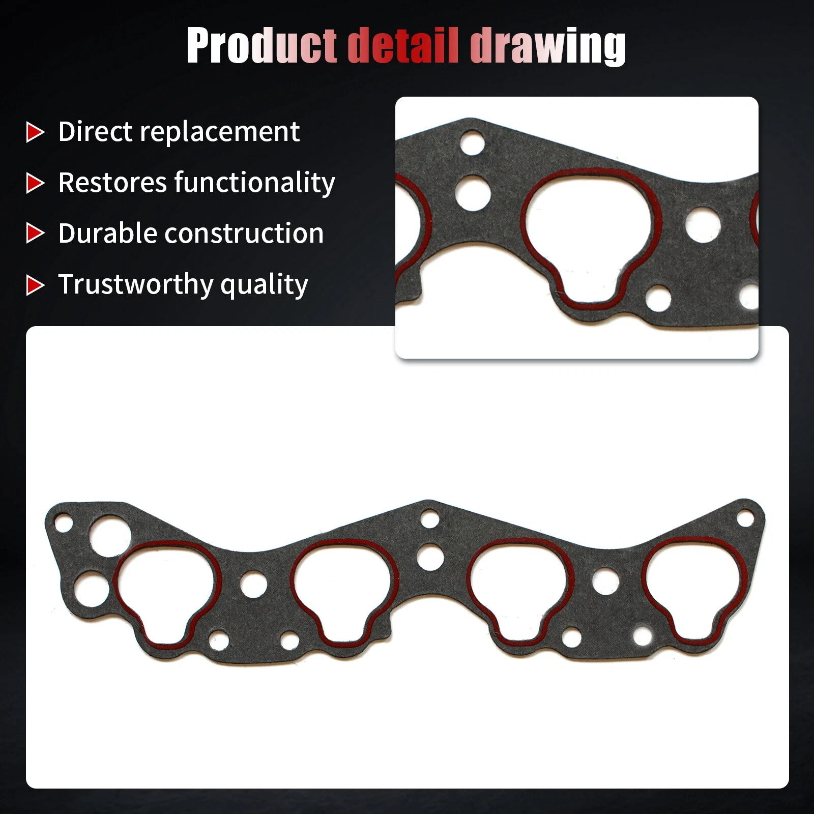 Intake Manifold Gasket Set for Honda Civic del Sol (1996–2000)