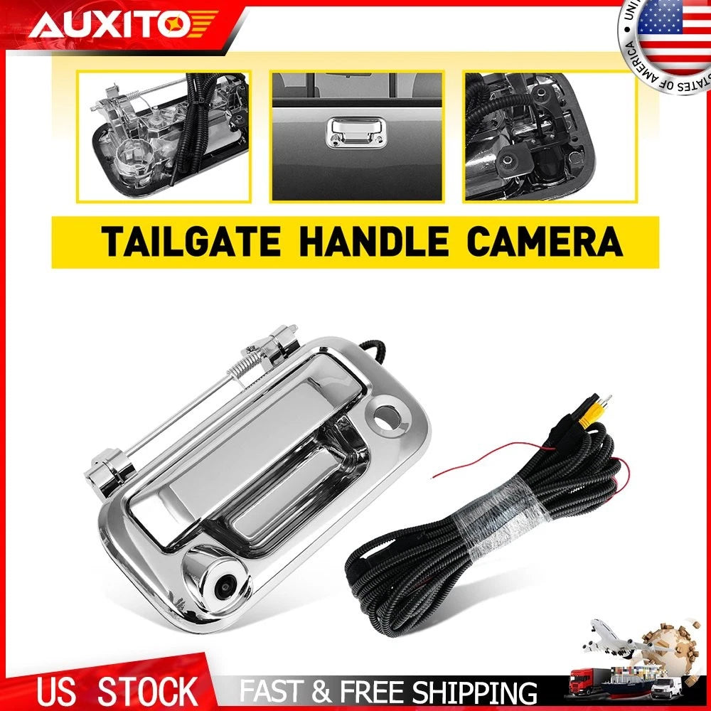 Tailgate Handle with Rear View Backup Camera for Ford F150 F250 F350 F450 (2004–2016)