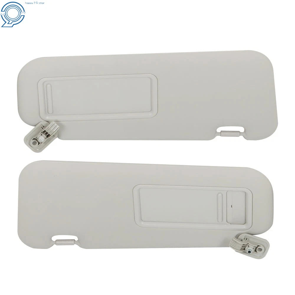 Set of 2 Sun Visors for Mazda 3 (2010-2013) Gray