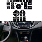 A/C Radio Climate Control Button Repair Stickers for Chevy GMC