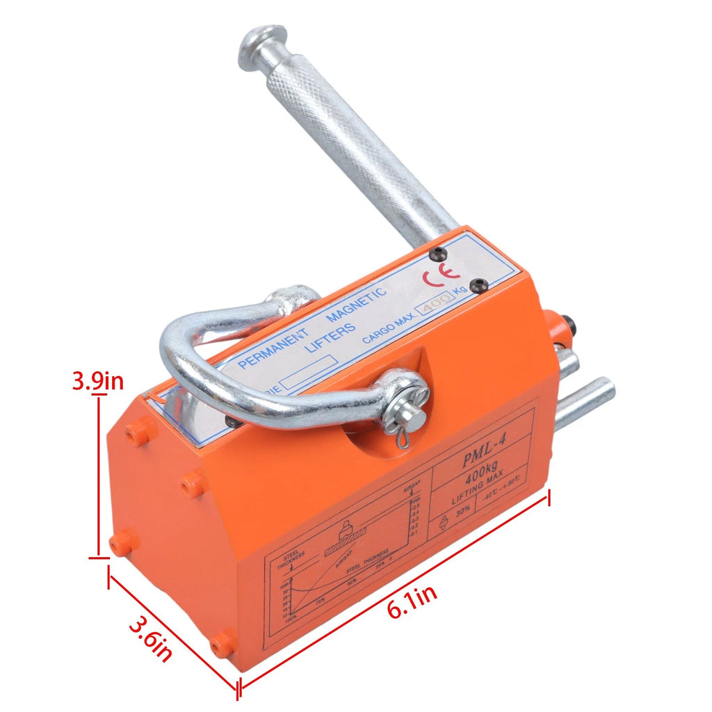 Magnetic Lifter for Hoisting (880 lbs Capacity)