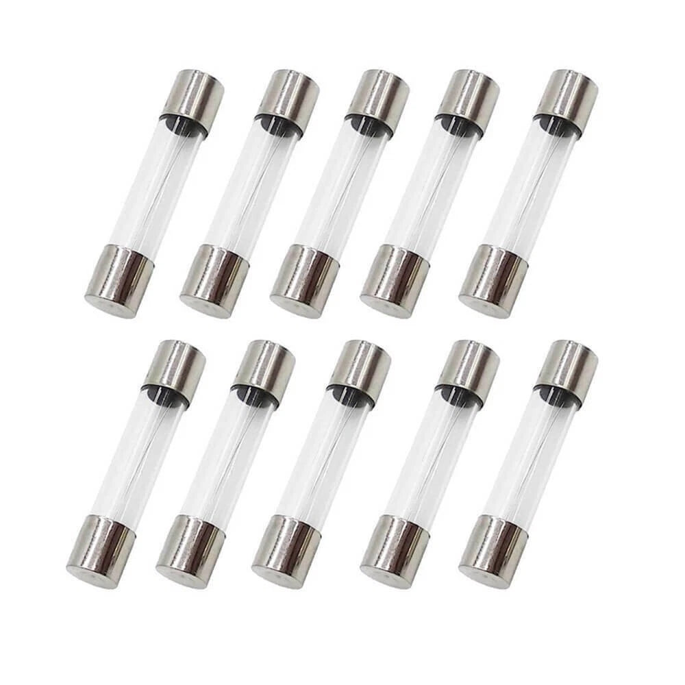 Set of 6x30mm Quick-Blow Glass Tube Fuses Assorted Kit