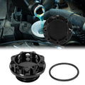 Black Aluminum Alloy Gas Oil Filler Plug Cover for Subaru 