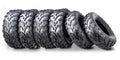 Set of 2 Front & 4 Rear WANDA UTV ATV Tires 25x8-12, 25x11-10 6PR P373 Lit Mud